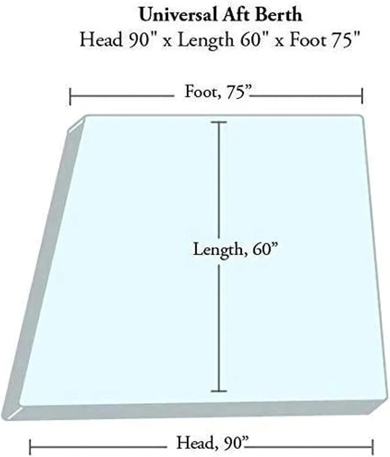 V Berth Boating Sheet Set 100% Egyptian Cotton 400 Thread Count Universal AFT Berth Sheet Set Boat Bedding Fits mattresses up to 6” Depth, Sailboat Boaters Gift - Light Grey Stripe