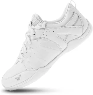 Varsity Charge Cheer Shoes for Girls - Lightweight and Durable White Cheer Shoes for Cheerleaders and Athletes