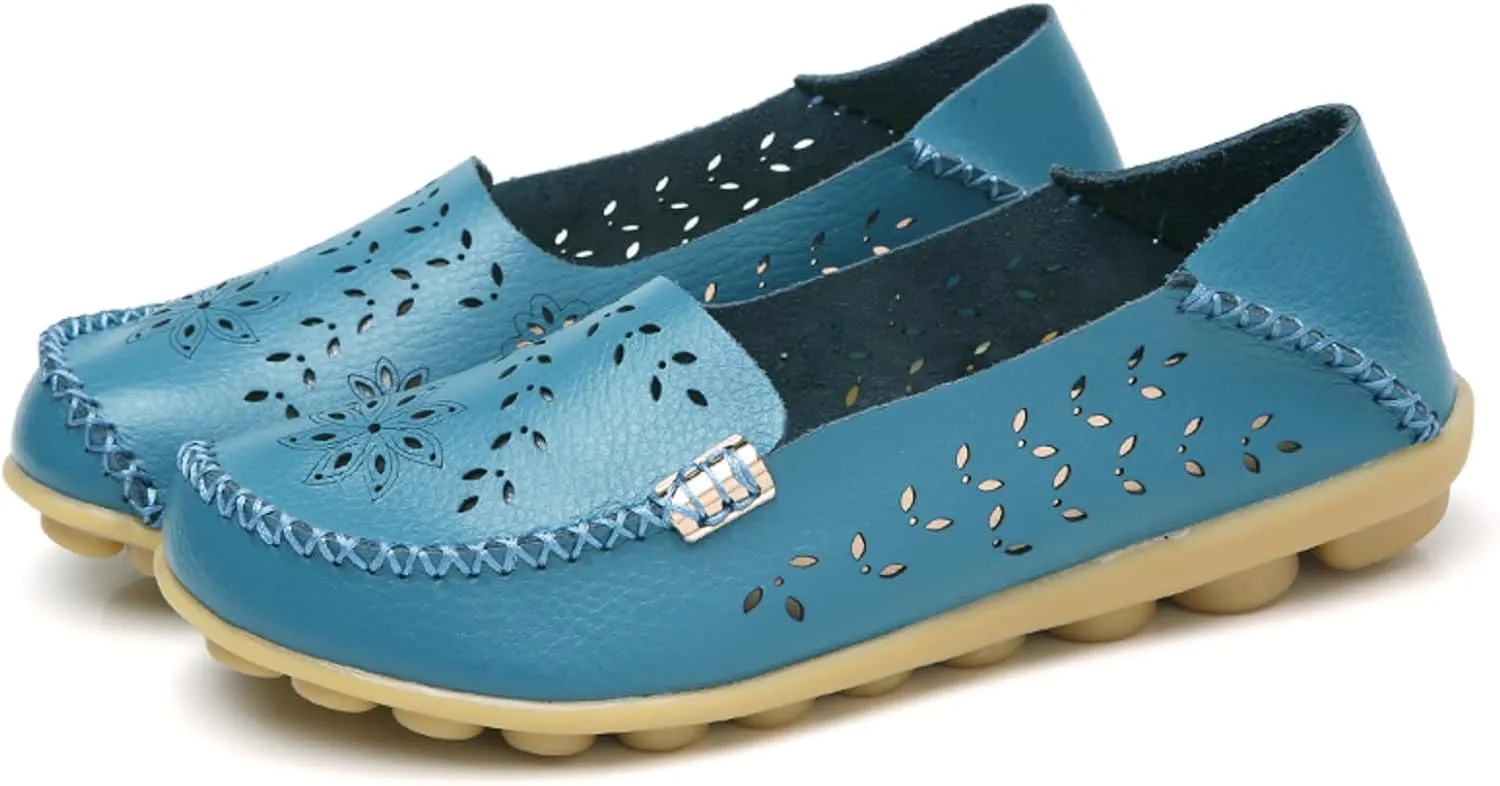 VenusCelia Women's Comfort Walking Boat Shoe