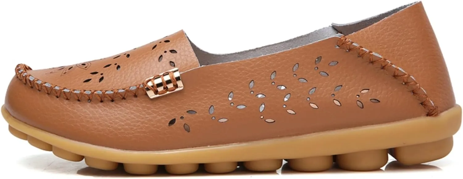 VenusCelia Women's Comfort Walking Boat Shoe
