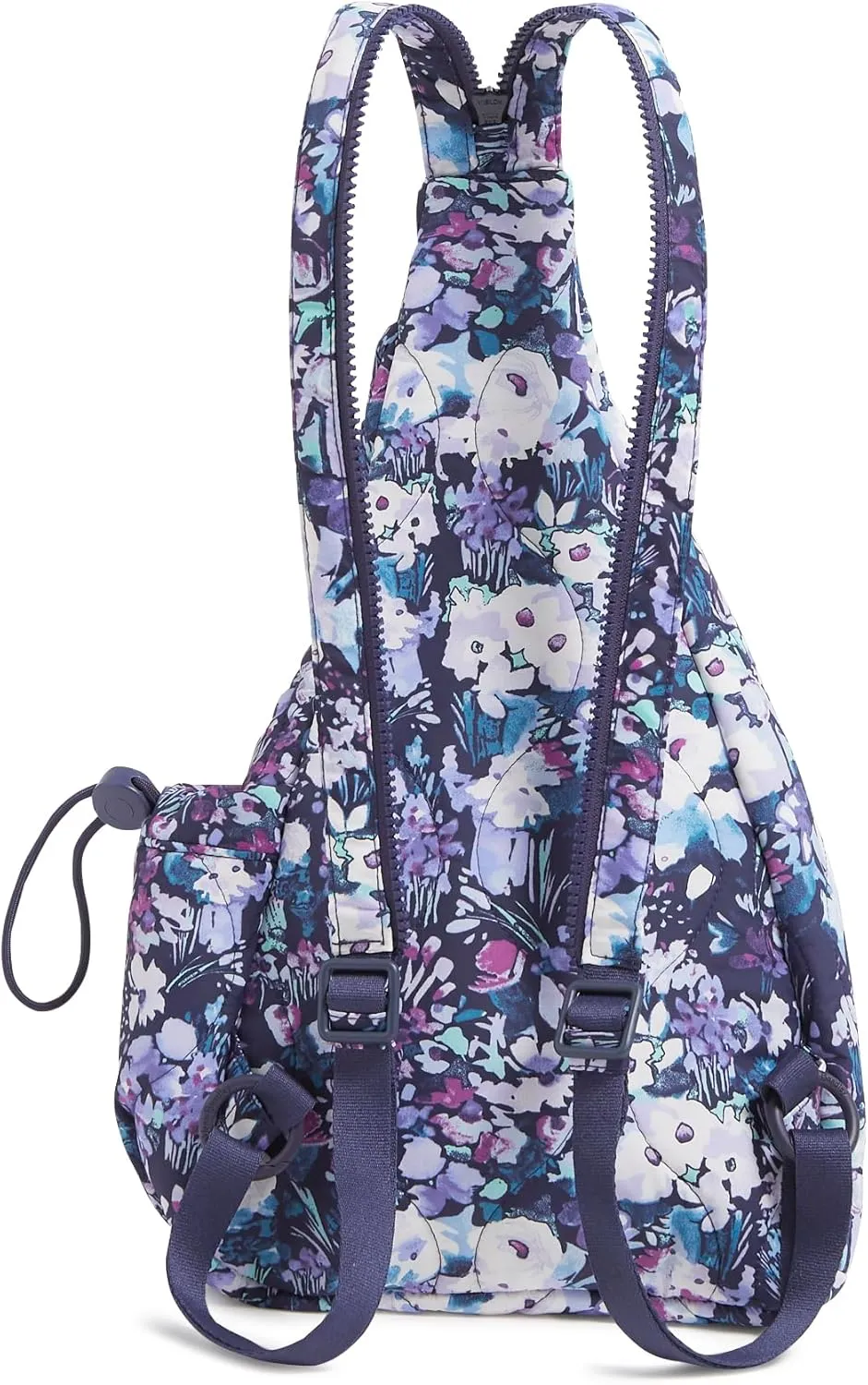 Vera Bradley Featherweight Sling Backpack, Artist's Garden Purple