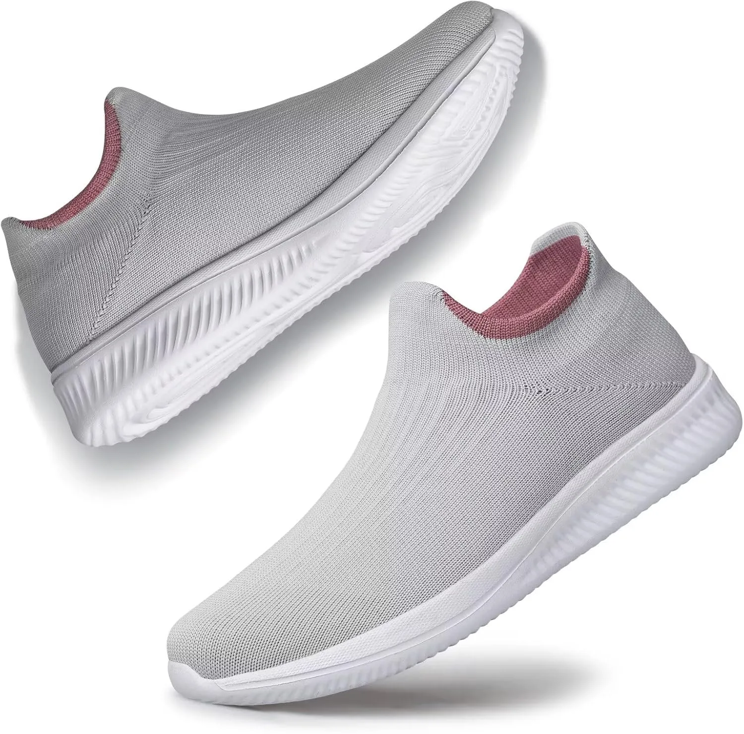 vibdiv Walking Shoes Women Casual Sock Sneakers Lightweight Comfy Breathable Pull-on Zapatillas de Mujer