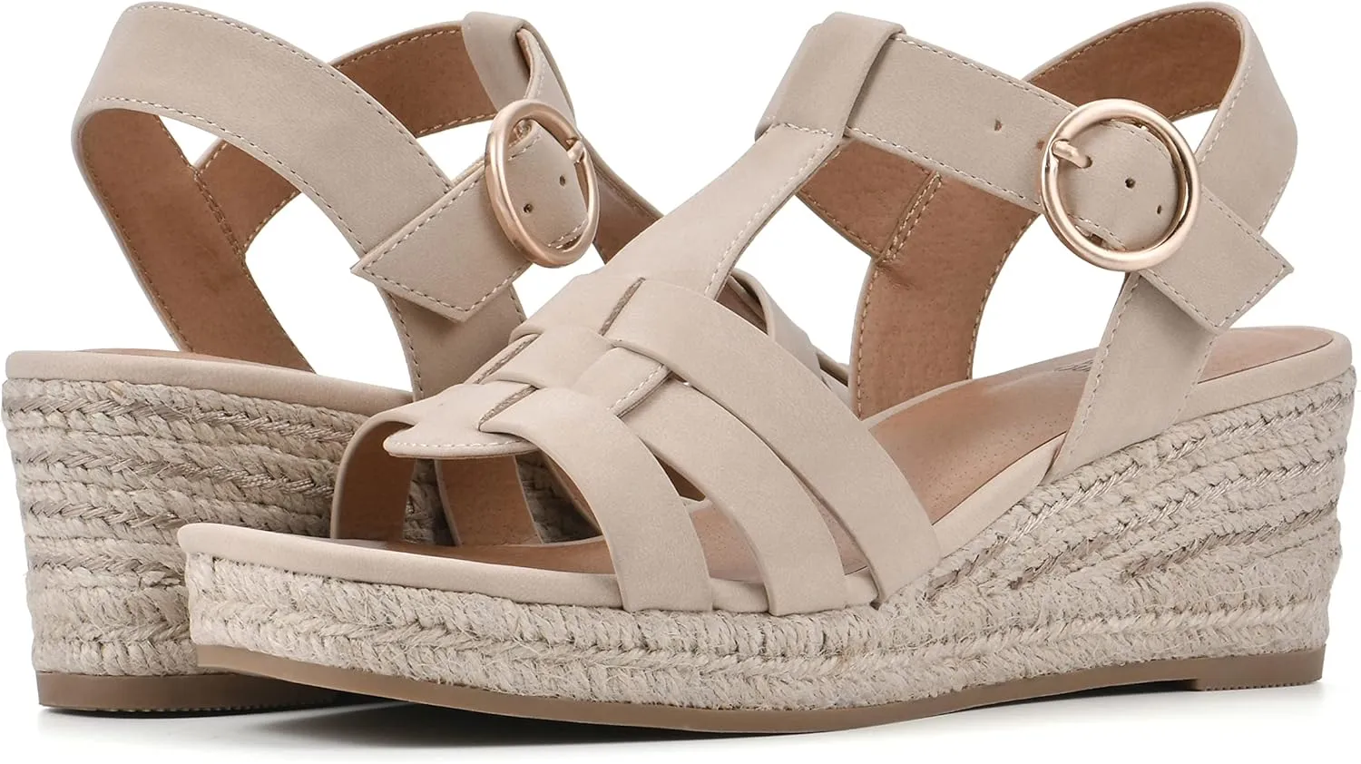 WHITE MOUNTAIN Women's Stormy Wedge Sandal