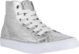Women's Disco II Sequin Glitter Fashion High Top Dance Sneakers