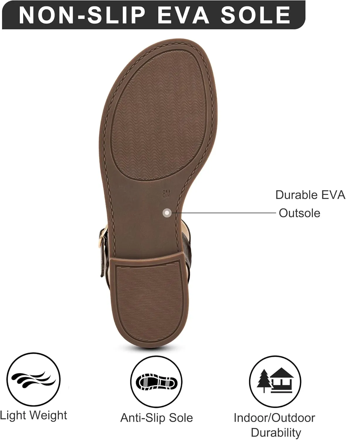 Womens Flat Sandals Dressy: Comfortable Casual Walking Sandals Women - Trendy Wedding Ladies Sandal