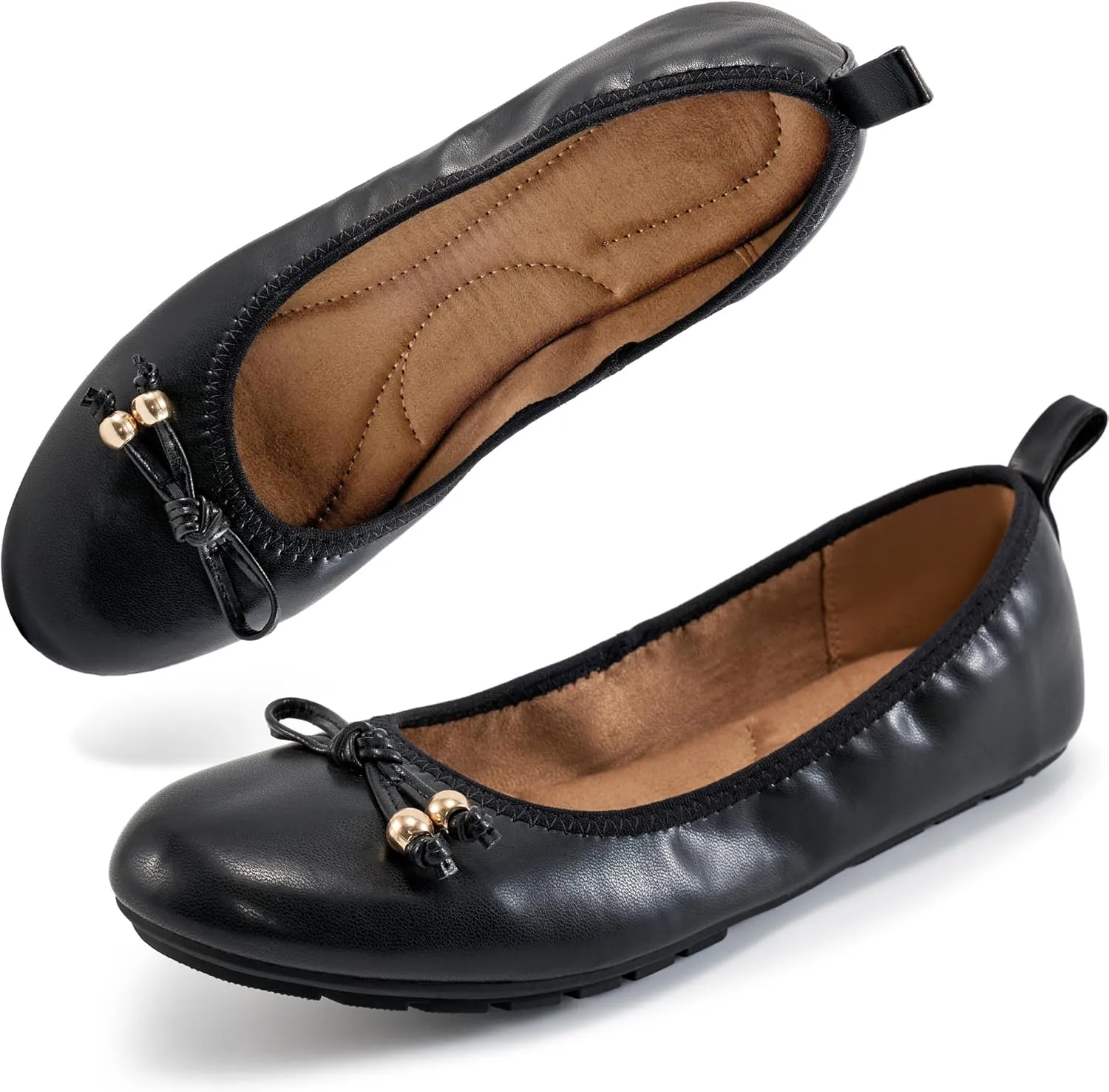 Womens Flats Ballet for Work: Dress Comfortable Walking Flat - Casual Ladies Wedding Shoe