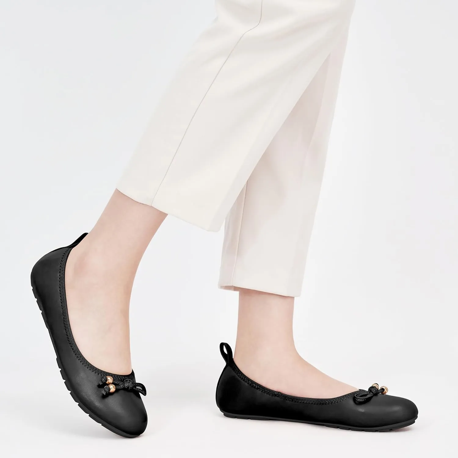 Womens Flats Ballet for Work: Dress Comfortable Walking Flat - Casual Ladies Wedding Shoe