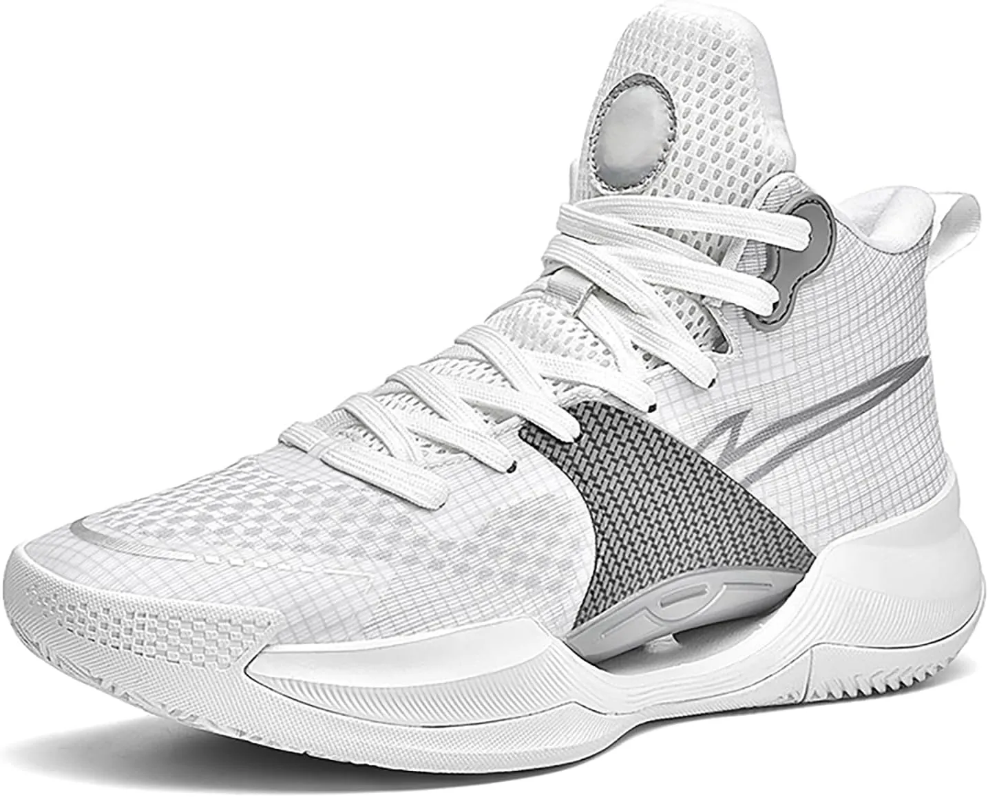 Womens Mens Basketball Shoes Fashion Athletic Sneakers Breathable Leightweight Non Slip High Top Outdoor Sport Shoe