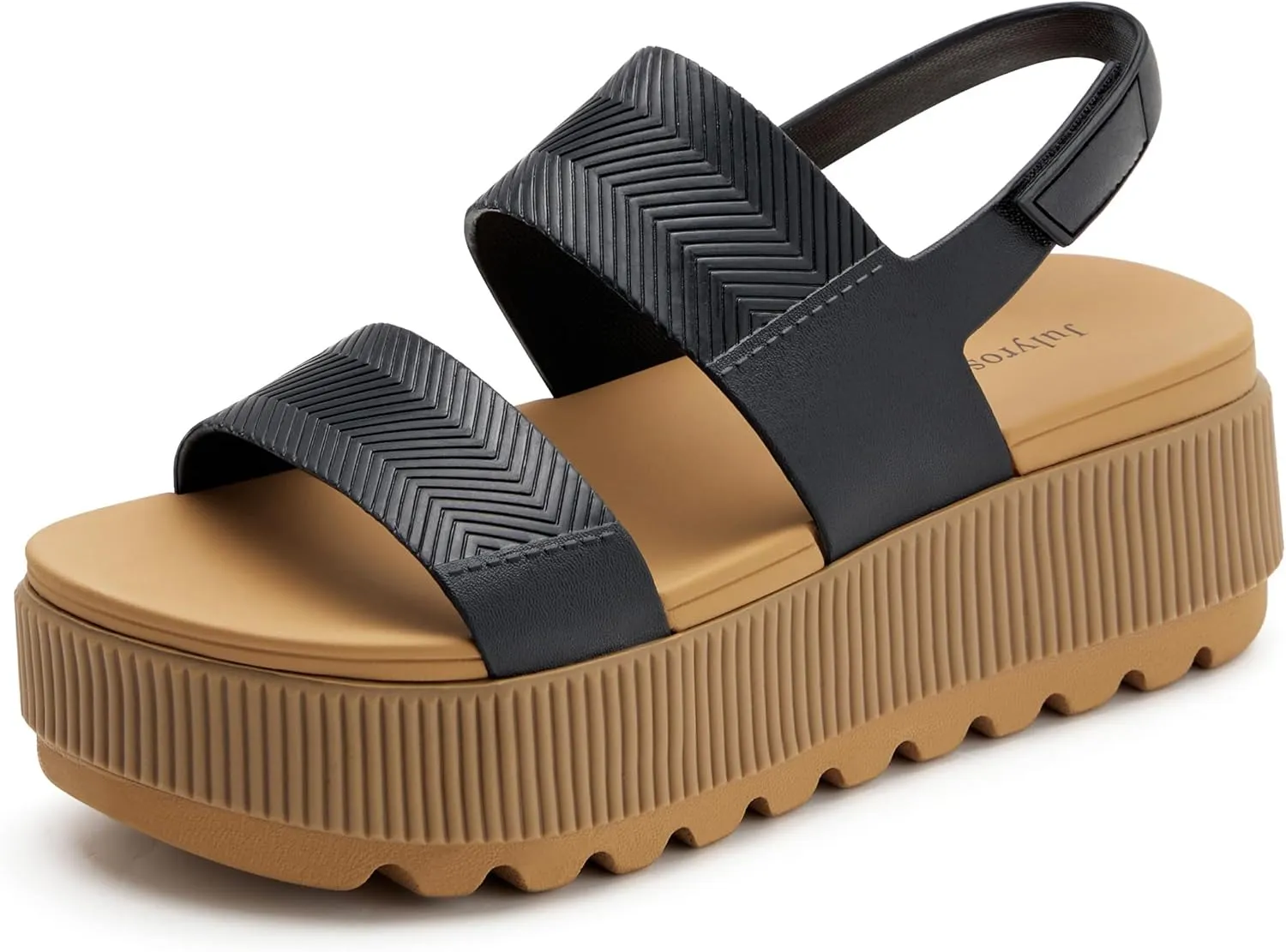 Women's Platform Sandals Lug Sole Comfortable Sandals Lightweight Water-Friendly Summer Beach Sandals