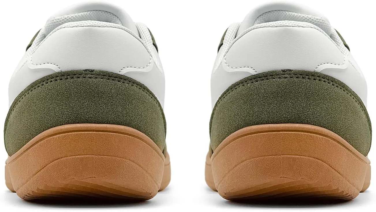 Women's Retro Low Top Sneakers Fashion Trainning Sneakers Casual Walking Shoes for Women/Men Gum Sole Walking Footwear Non Slip Trainers