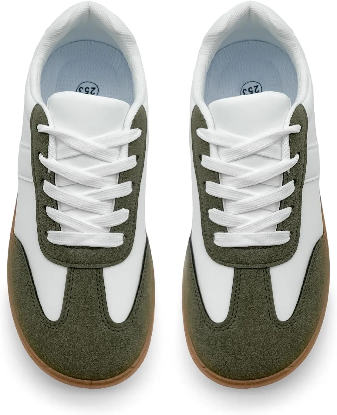 Women's Retro Low Top Sneakers Fashion Trainning Sneakers Casual Walking Shoes for Women/Men Gum Sole Walking Footwear Non Slip Trainers