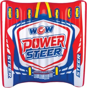 WOW Sports Power Steer Towable Tube for Boating - 1 to 3 Person Towable - Steerable Tubes for Boating