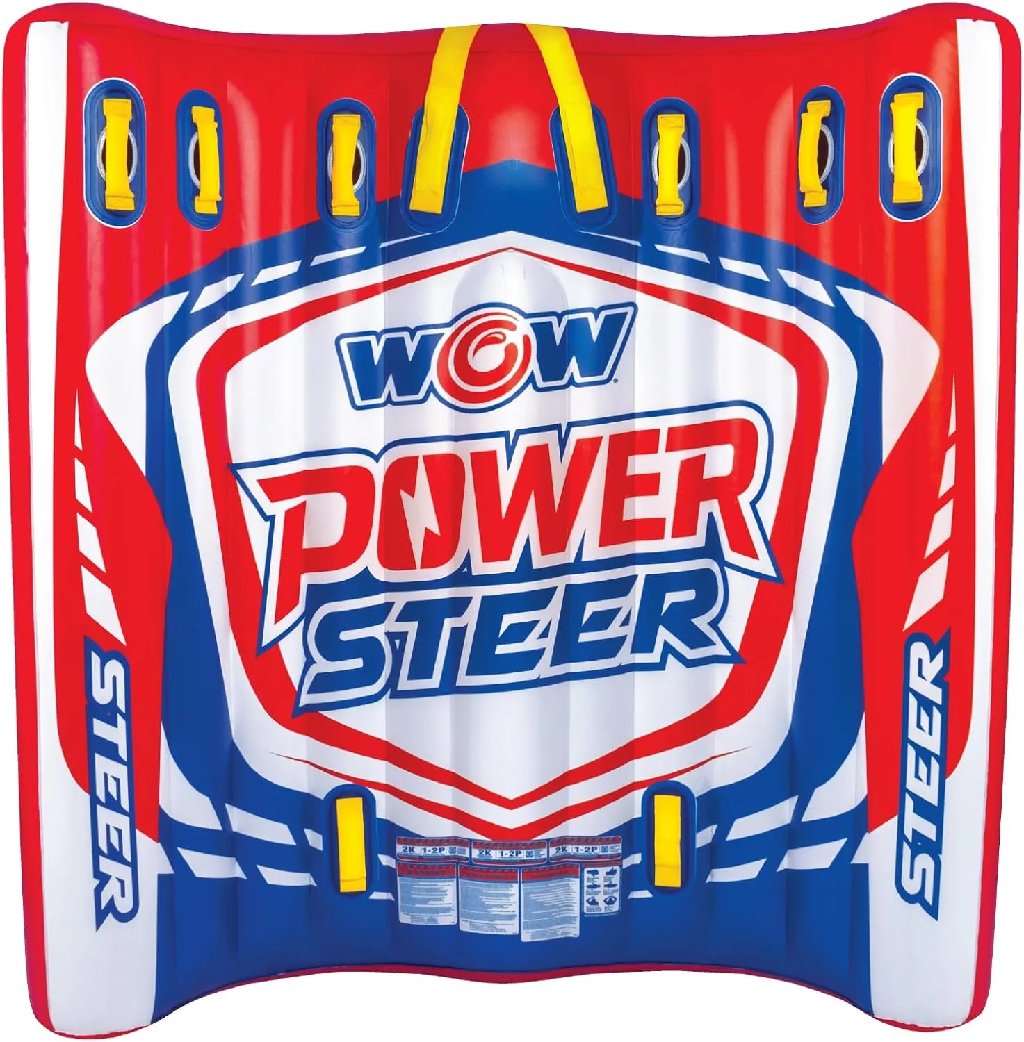 WOW Sports Power Steer Towable Tube for Boating - 1 to 3 Person Towable - Steerable Tubes for Boating